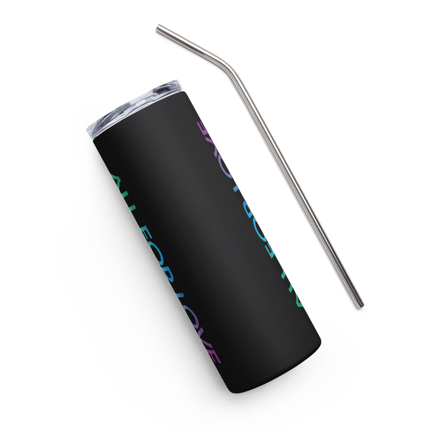 Black Stainless steel tumbler